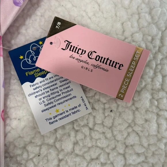SOLD 💕🎀GIRLS JUICY COUTURE PJ SET💕 - Picture 3 of 7